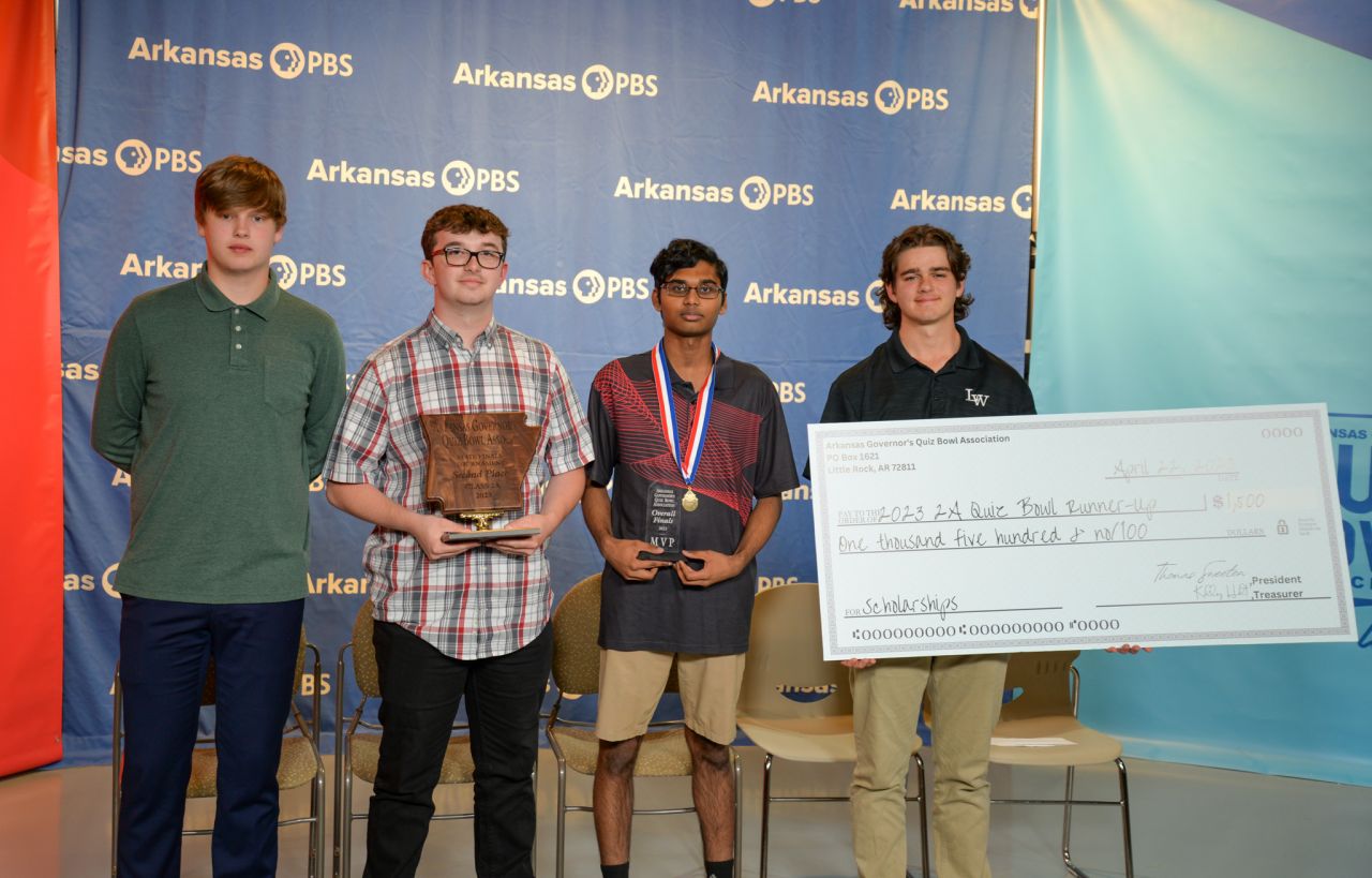 "Arkansas Quiz Bowl 2023" State Champions Arkansas PBS